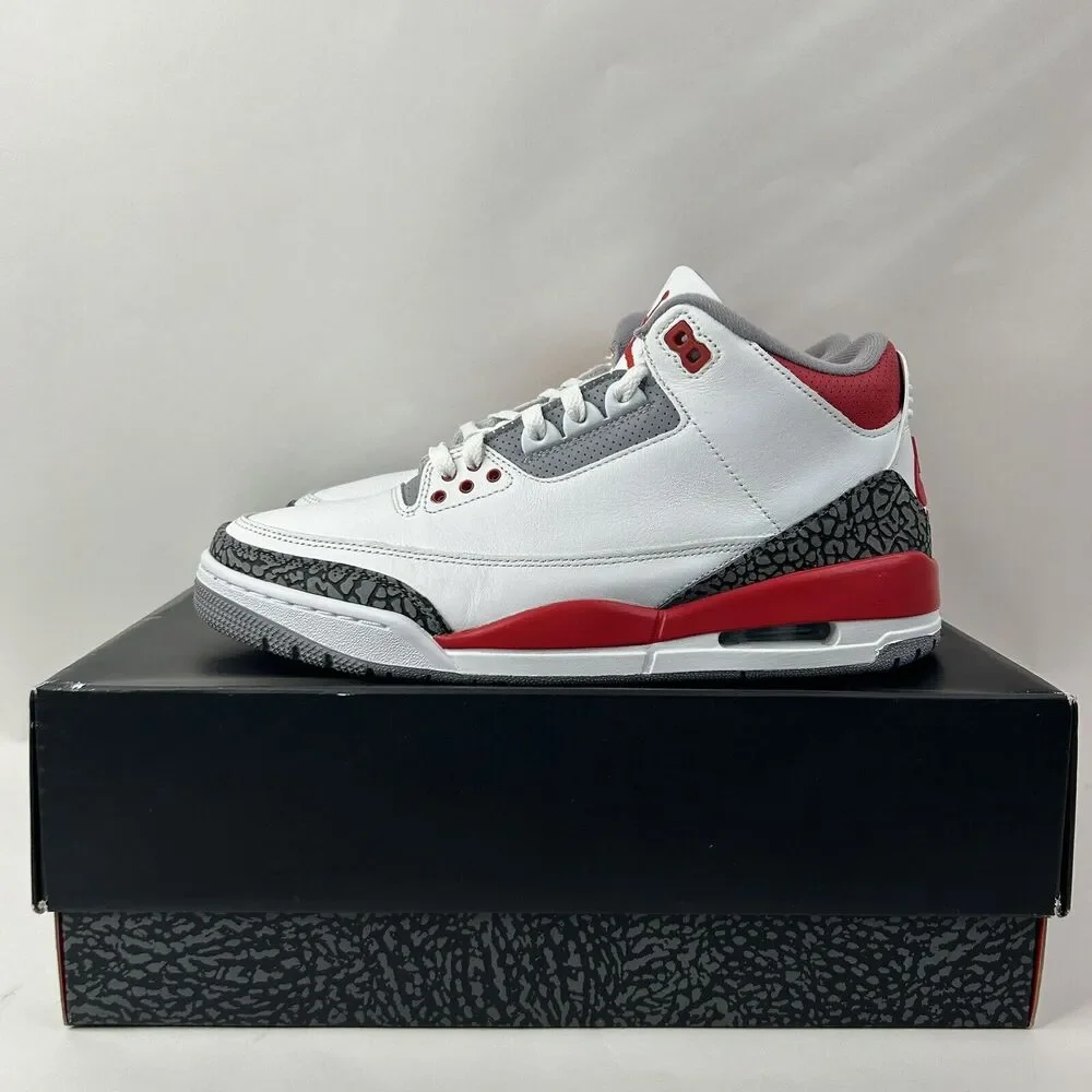 Nike Shoes Air Jordan 3 Retro OG “Fire Red” 2024